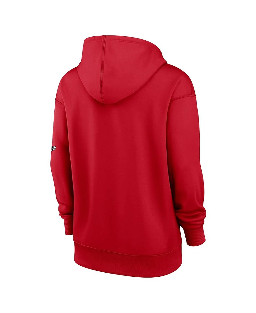 Nike Women's Red Chicago White Sox 2025 City Connect Authentic Collection Performance Pullover Hoodie