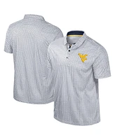 Colosseum Men's Navy West Virginia Mountaineers Big Tall Marty Rival Polo Shirt