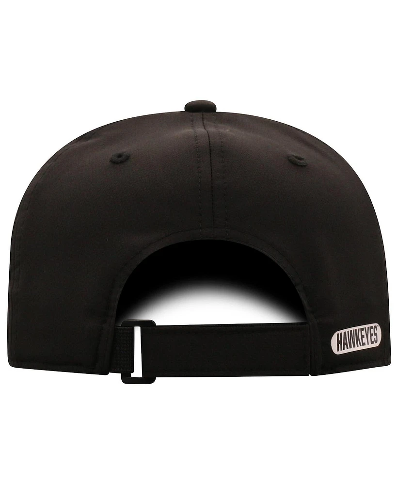 Top of the World Men's Black Iowa Hawkeyes Victory Trainer Adjustable Hat
