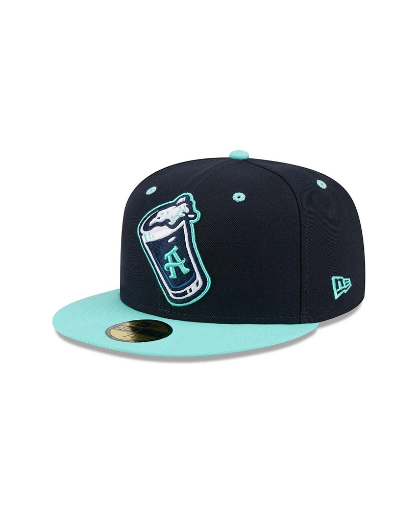 New Era Men's Navy Asheville Tourists Theme Nights 59FIFTY Fitted Hat