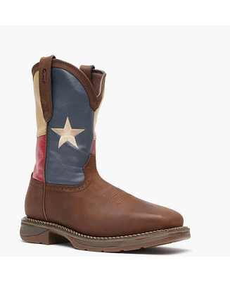 Durango Men's Workin' Rebel Texas Flag Steel Toe Work Boot