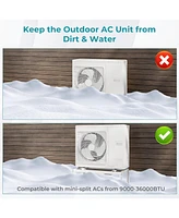 Mini Split Ground Stand for 9000-36000 Btu Ductless Air Conditioner