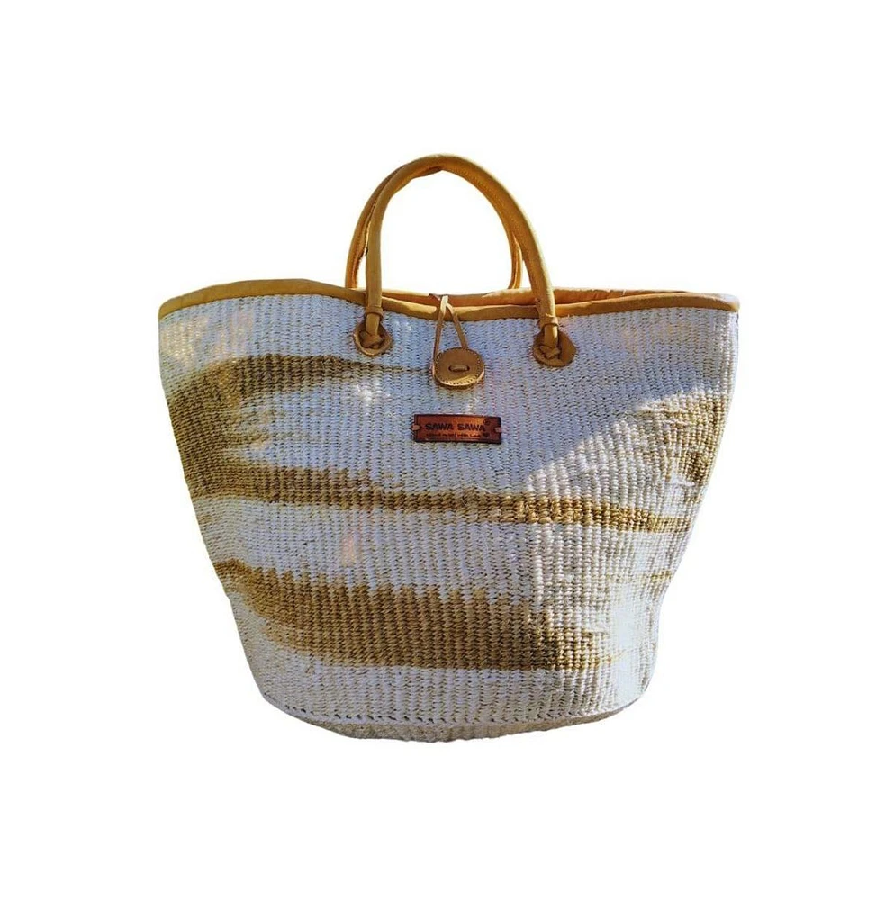 Peace Life Sisal Tote Basket Tote Bag