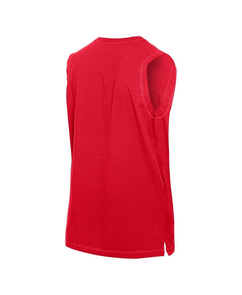 New Era Men's Scarlet San Francisco 49ers Leisure Collection Tank Top