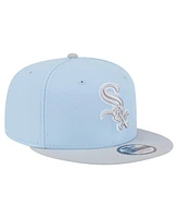 New Era Man's Light Blue/Gray Chicago White Sox 2-Tone Color Pack 9FIFTY Snapback Hat