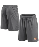 Fanatics Men's Gray Houston Astros Primary Logo Shorts