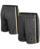 Colosseum Big Boys and Girls Charcoal Purdue Boilermakers Ripple Shorts