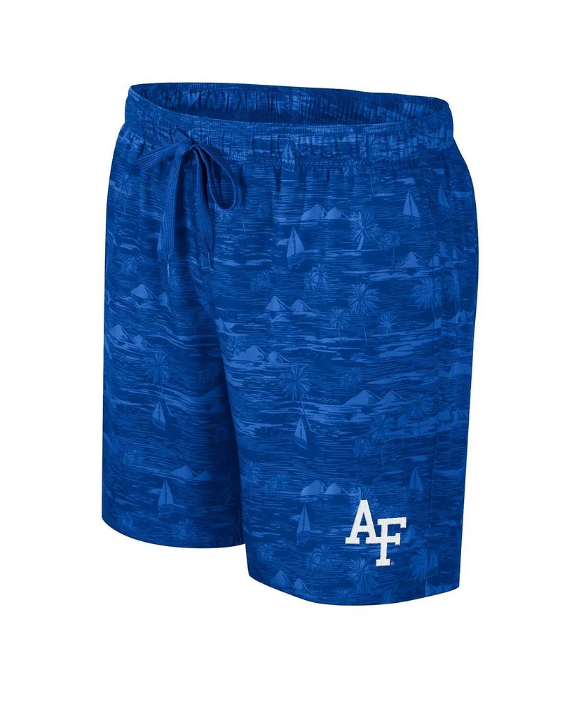 Colosseum Men's Royal Air Force Falcons Ozark Swim Shorts