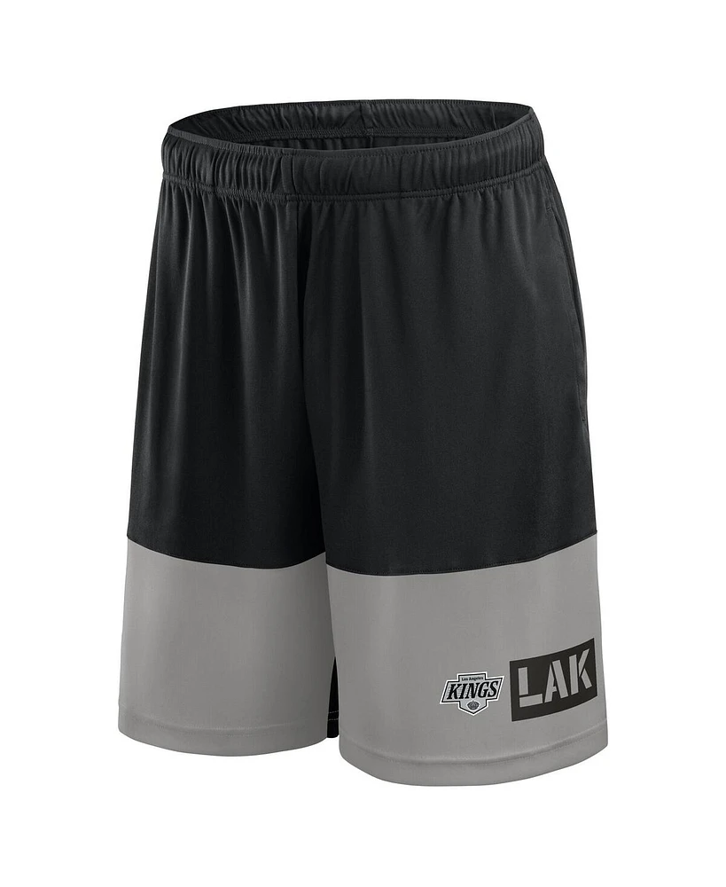 Logo Athletic Men's Black Los Angeles Kings Best of the Shorts