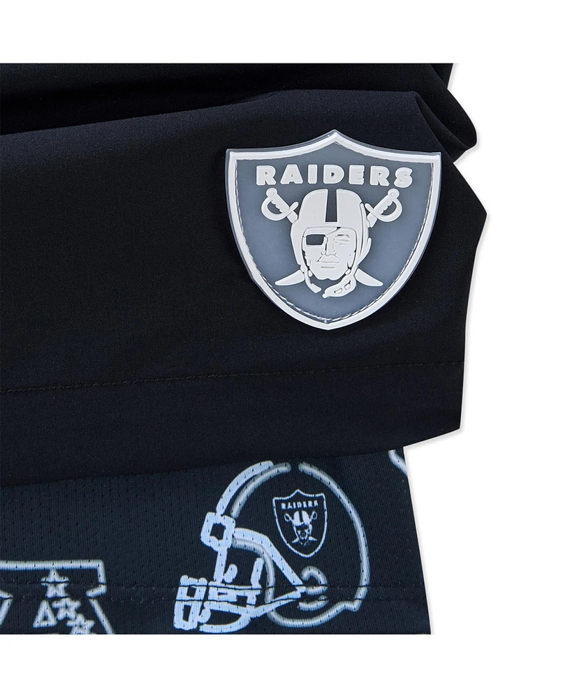 Chubbies Men's 5.5" Black Las Vegas Raiders Lined Classic Swim Trunks
