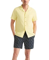 Jaws x Nautica Men's Classic-Fit Jaspe Dobby Button-Down Shirt