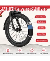 Bicycle for Kids with Adjustable Seat Bell Reflectors for Visibility