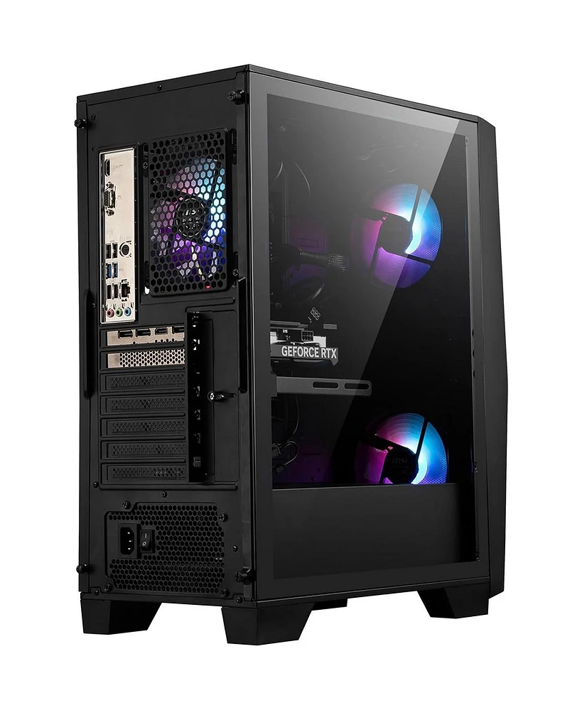 Msi Codex R2 C14NUC5-229US Gaming Desktop Computer, Intel Core i5-14400F 2.5GHz, 32GB Ram, 1TB Ssd, Nvidia GeForce Rtx 4060 8GB, Windows 11 Pro, Black