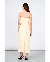 endless rose Women's Tweed Midi Skirt