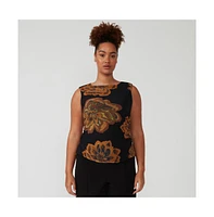 Estelle Glow Horizon Mesh Top