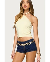 Edikted Women's Hollis Knit Halter Top