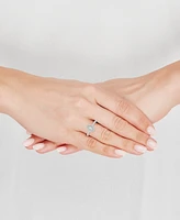 Diamond Marquise Double Halo Engagement Ring (5/8 ct. t.w.) in 14k White Gold