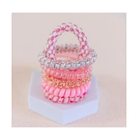 Hair Tie Set - Pink Party