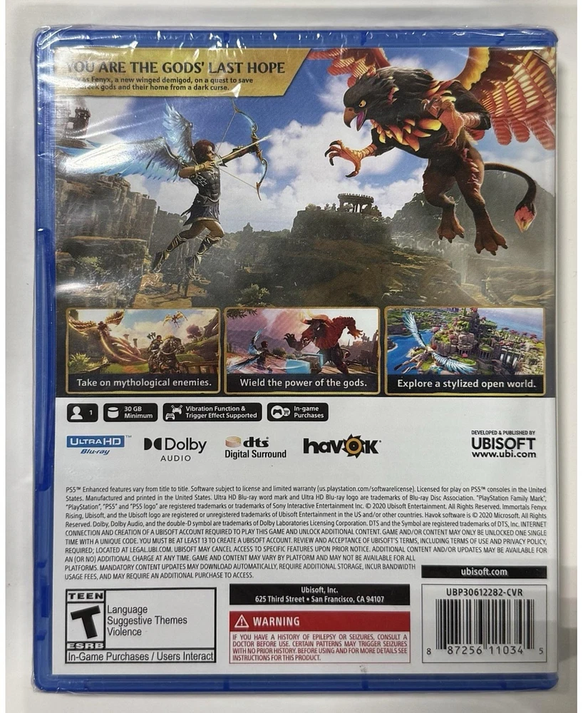 Ubisoft Immortals Fenyx Rising for PlayStation 5 Standard Edition