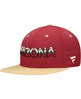 Fanatics Men's Garnet/Gold Arizona Coyotes Vintage Hockey Alternate Logo Snapback Hat