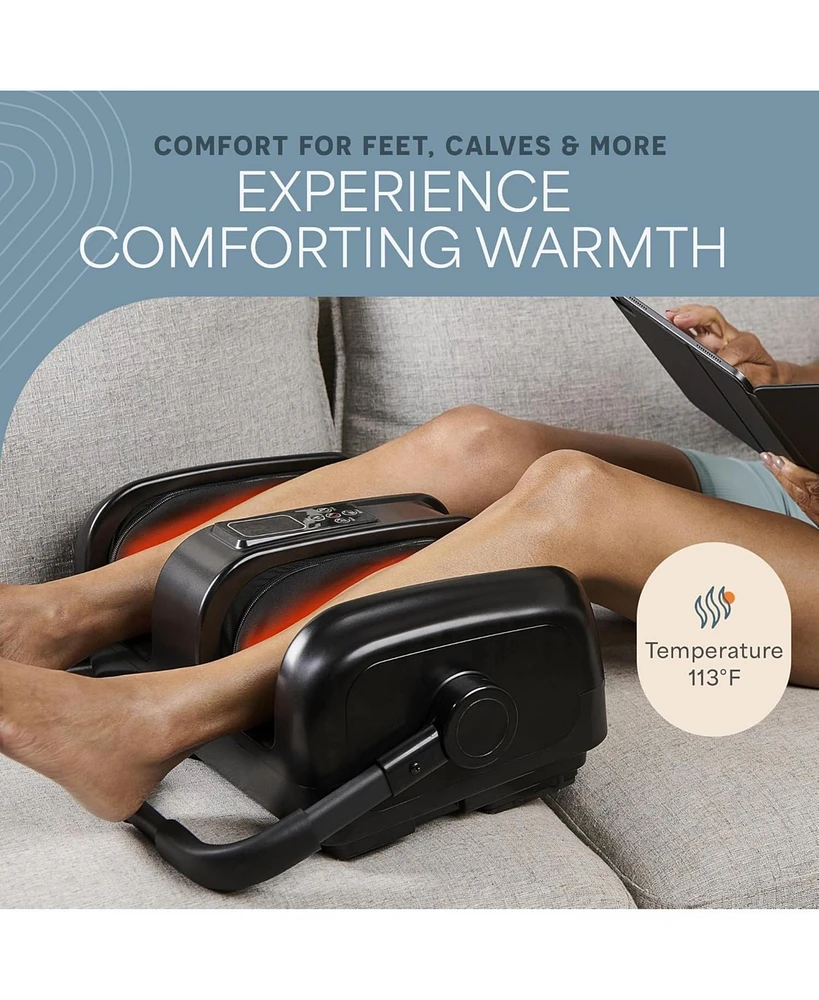LifePro Shiatsu Foot Massager with Heat – Deep Kneading Electric Massage for Feet, Ankles, Calves & Legs