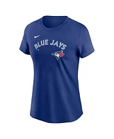 Nike Women's Vladimir Guerrero Jr. Royal Toronto Blue Jays Fuse Name Number T-Shirt