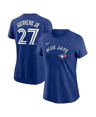 Nike Women's Vladimir Guerrero Jr. Royal Toronto Blue Jays Fuse Name Number T-Shirt