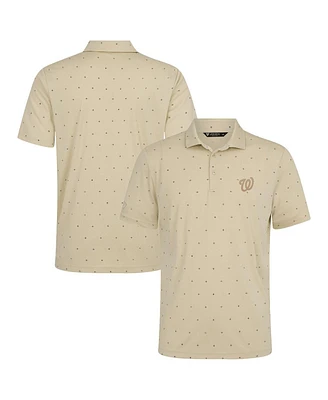 LevelWear Men's Cream Washington Nationals Vision Polo Shirt