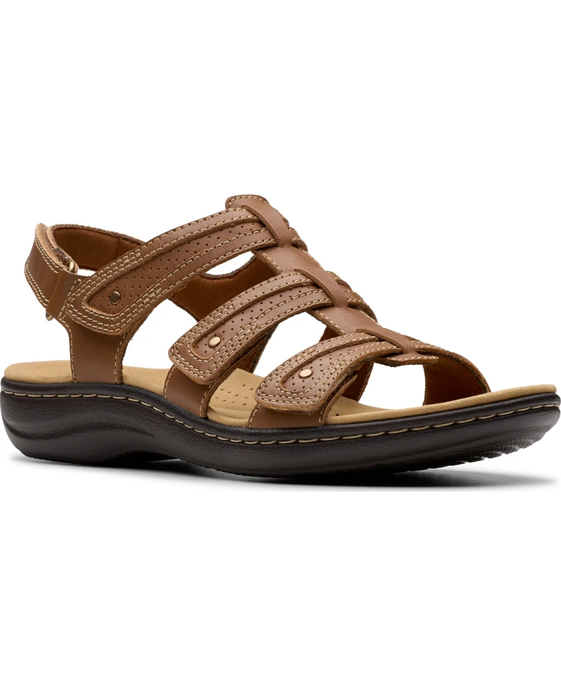 Clarks Women's Collection Laurieann Ivy Rip Tape Sandals