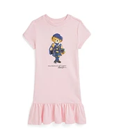 Polo Ralph Lauren Little Girls Bear Cotton Jersey Dress