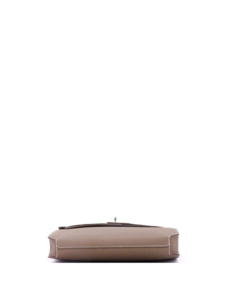Pre-Owned Hermes 25 Kelly Depeches Pouch Togo