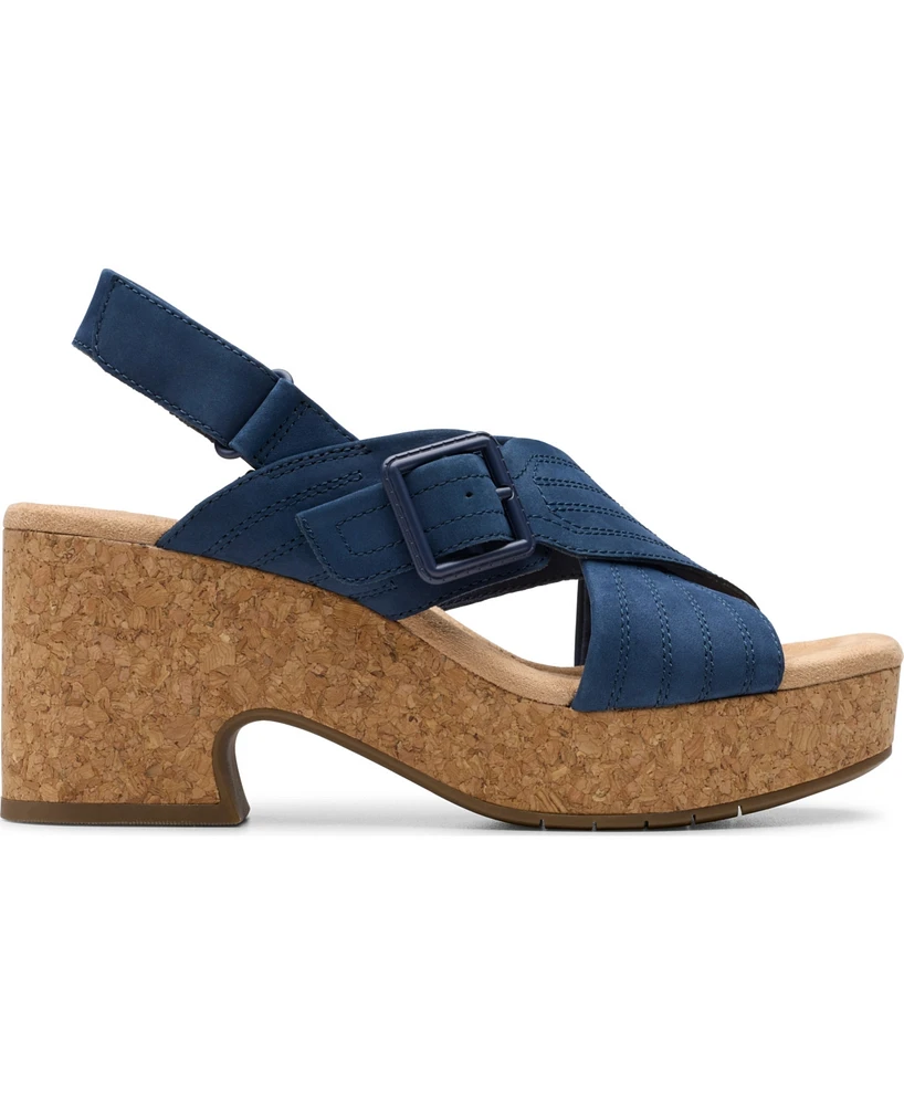Clarks Collection Women's Nerisa West Wedge Sandals