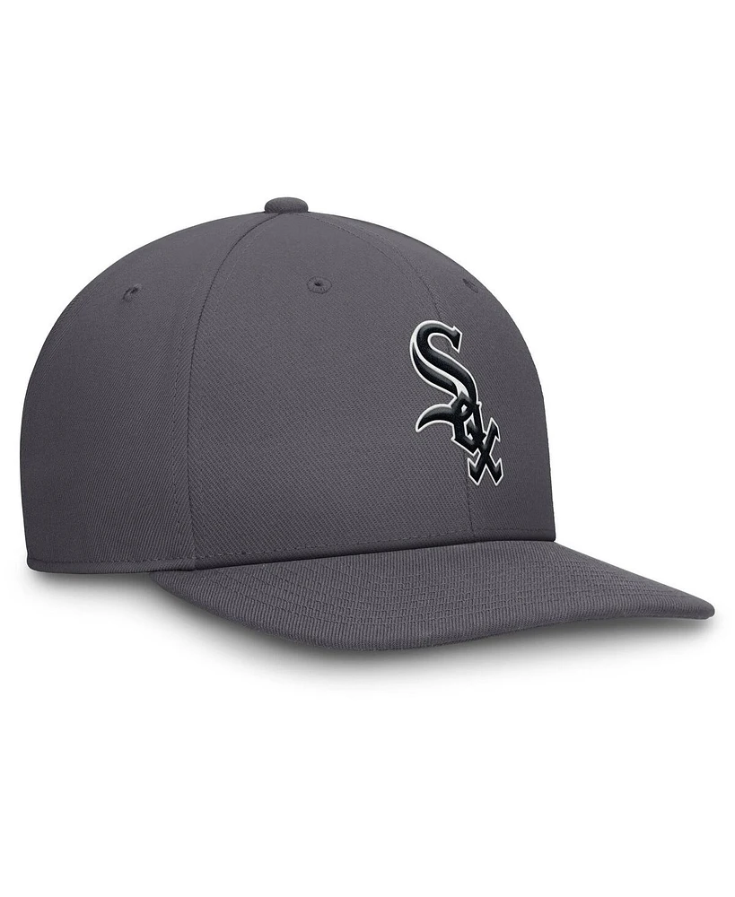 Nike Men's Gray Chicago White Sox Pro Performance Snapback Hat