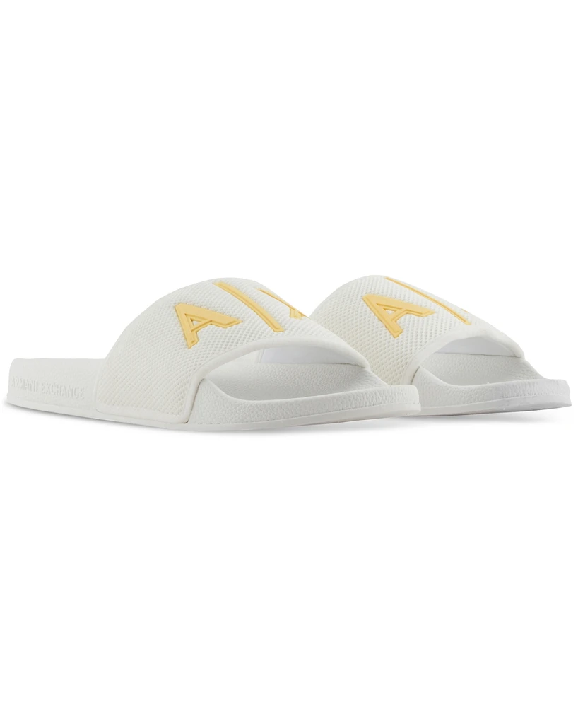 A|X Armani Exchange Men's Mykonos Slide Sandals