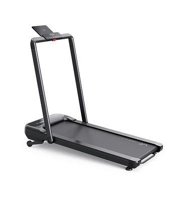 Urevo Smart Treadmill with 9% Auto Incline, Hiking and Running Walking Pad Treadmills for Home Office, Treadmill with Urevo App, Ai Powered Music Cour