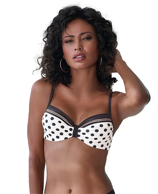 Lascana Women's Mix Print Underwire Bikini Swimsuit Top Bra Sizing