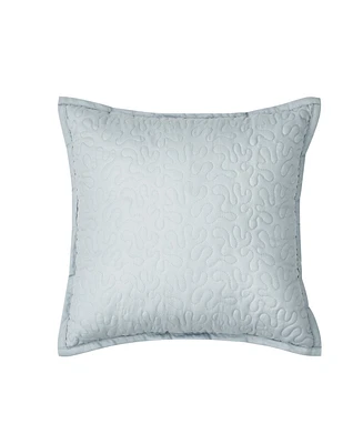 Royal Court Evergreen Quilted Square Decorative Pillow, 16" x 16"