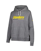 Nike Women's Heather Charcoal Pittsburgh Steelers Vintage Pullover Hoodie