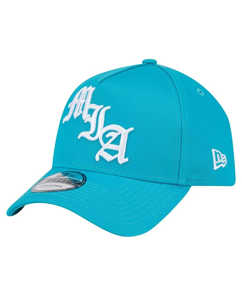 New Era Men's Aqua Miami Dolphins Mystic 9FORTY A-Frame Adjustable Hat