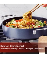 Alva Maestro 3pc Ceramic Nonstick 3.5 qt. Saute & 11" Frying Pan Set