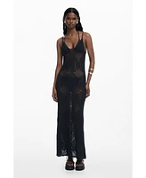 Desigual Women's Crochet strap dress