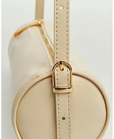 Women's Leather Barrel Bag
