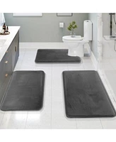 Clara Clark Ultra Soft Non Slip Plush Memory Foam Bath Rug Collection