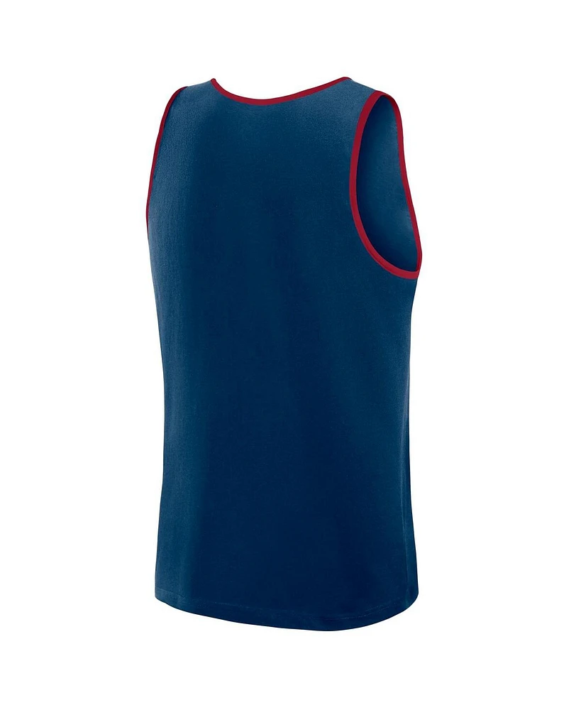 Logo Athletic Men's Navy Houston Texans Unmatched Success Tank Top