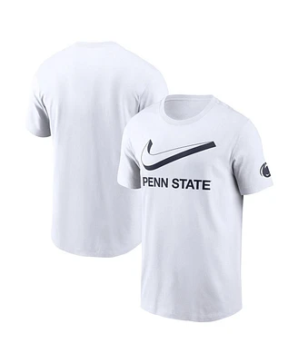 Nike Men's White Penn State Nittany Lions Primetime 2-Hit Swoosh T-Shirt