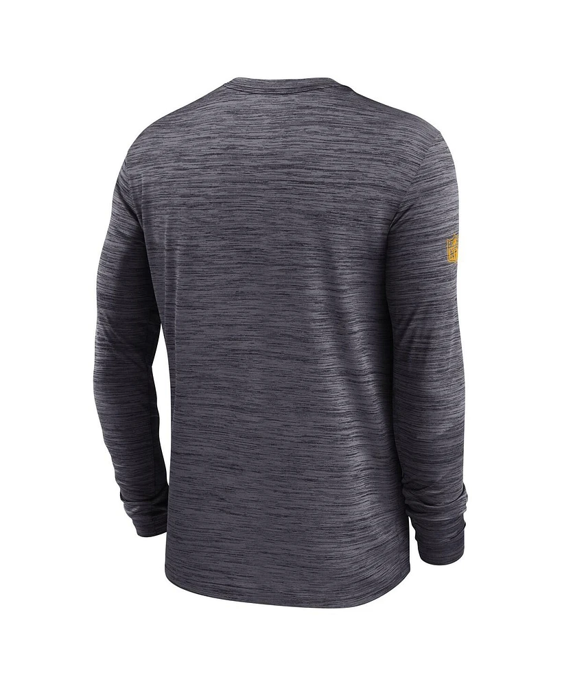 Nike Men's Pittsburgh Steelers Sideline Velocity Performance Long Sleeve T-Shirt