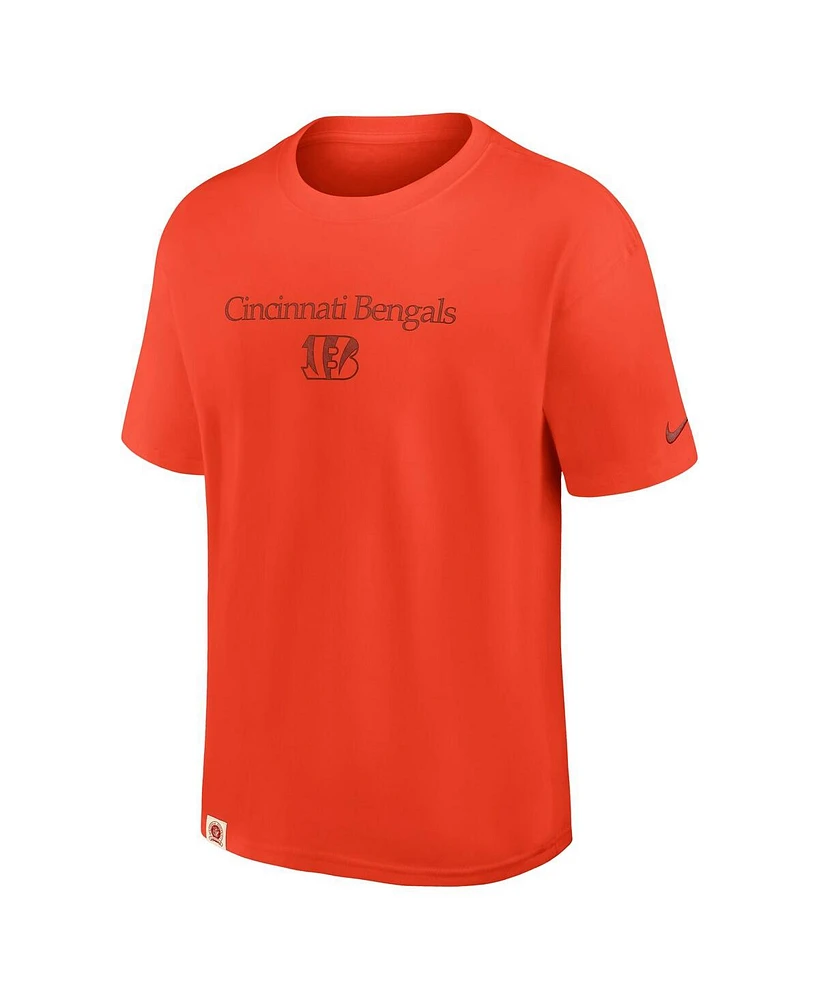 Nike Men's Orange Cincinnati Bengals Glory Max90 T-Shirt
