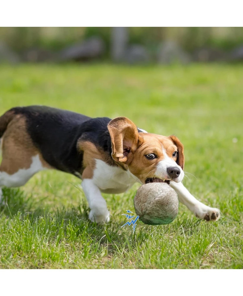 Nocciola Wobble Giggle Ball for Dogs,Christmas gift,Interactive Dog Toys for Boredom, Squeaky Ball Dog Toys