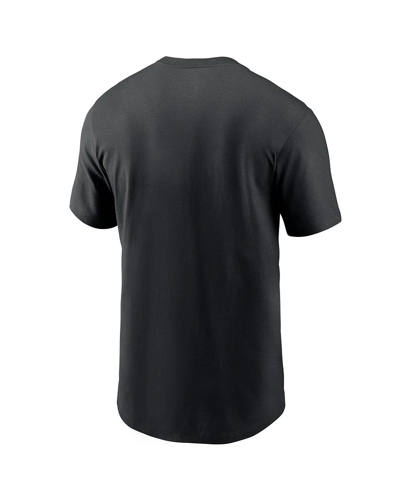 Nike Men's Black New York Mets Color Pop T-Shirt