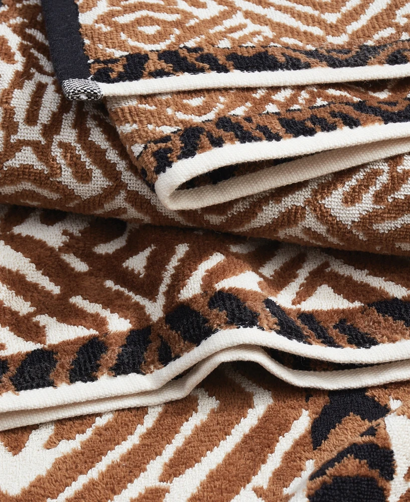Rochelle Porter Tiger Cotton Hand Towel, 30" x 20"